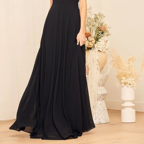 Lulus Mythical Kind of Love Black Maxi Dress - Picture 2 of 11